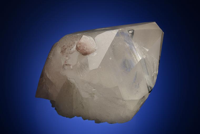 ANALCIME on CALCITE